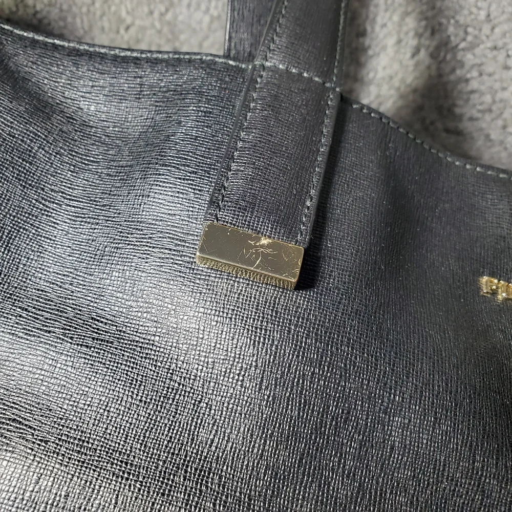 Furla Black Leather Tote